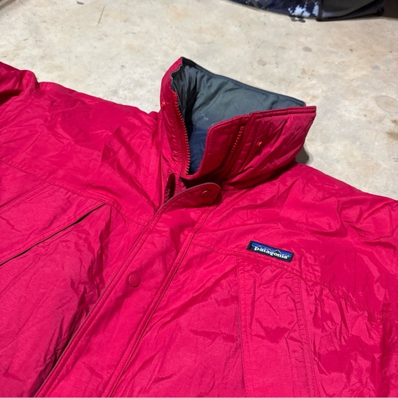 RARE 1997 Vintage Patagonia Down Insulated DAS Puffer Jacket Parka Red Mens M - Picture 2 of 11